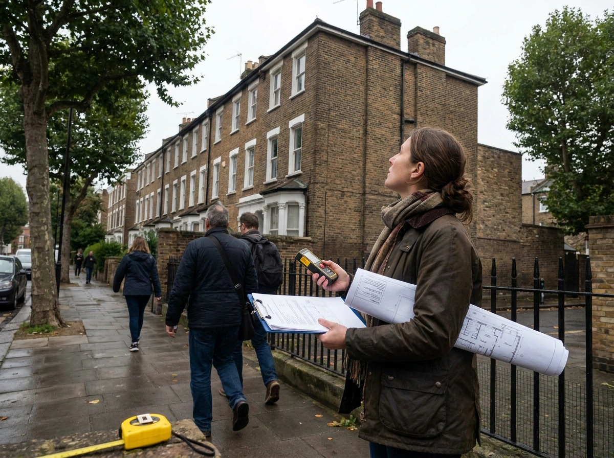 Planning permission home survey in London