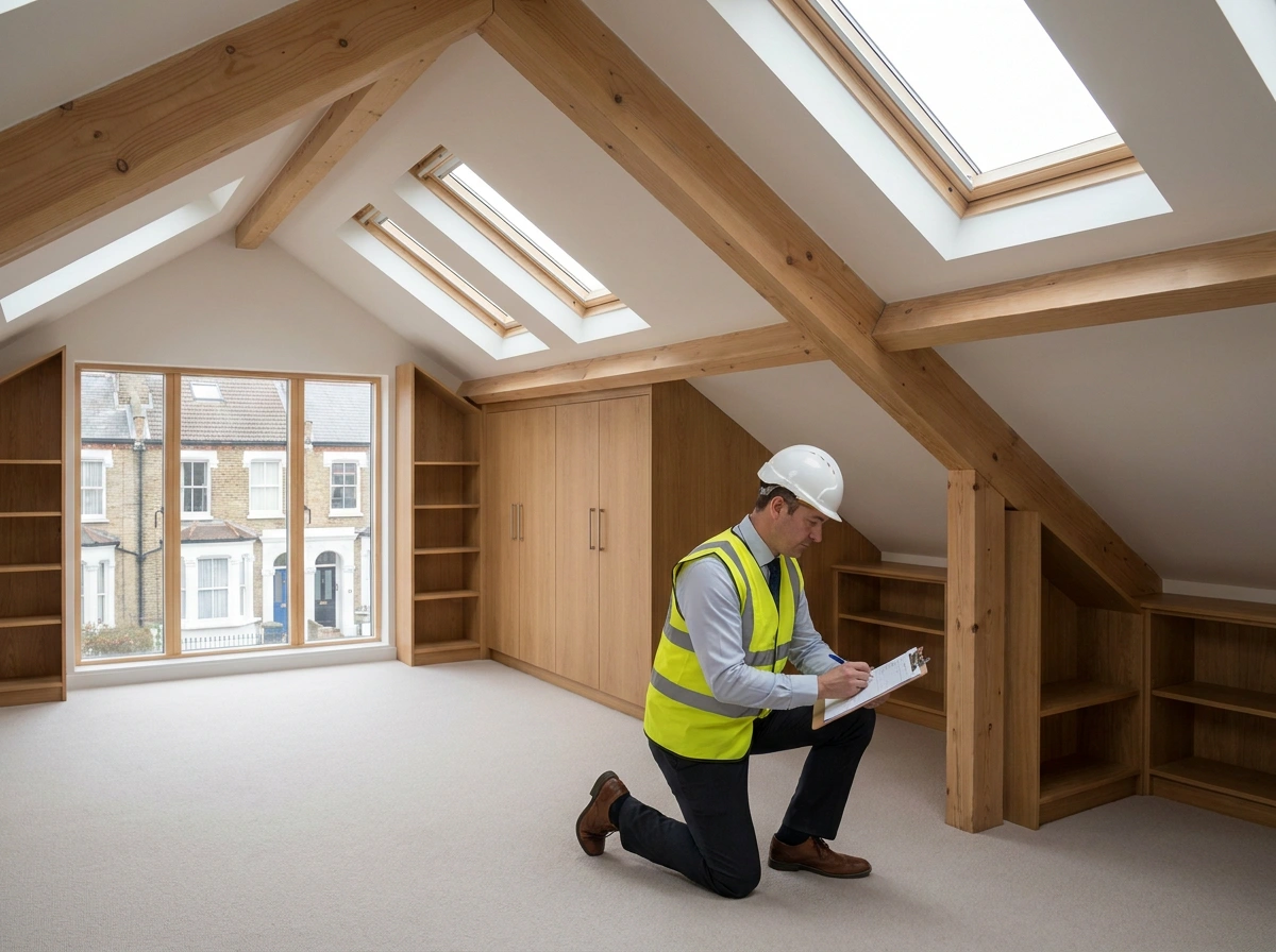 Project management in Kensington London demonstrating trade coordination and quality checks.