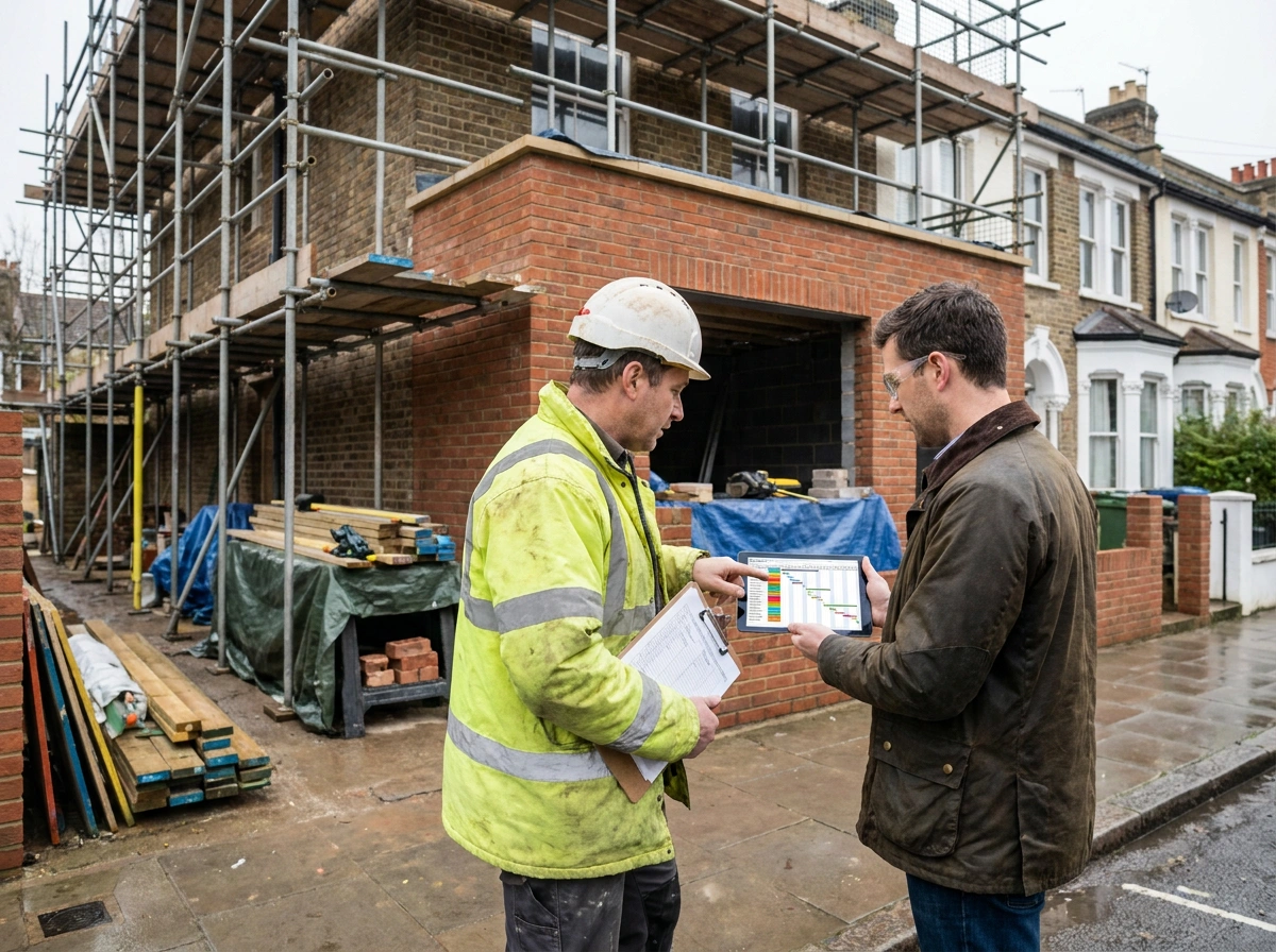 Typical timeline in Camden London showing planning application windows and construction timelines.