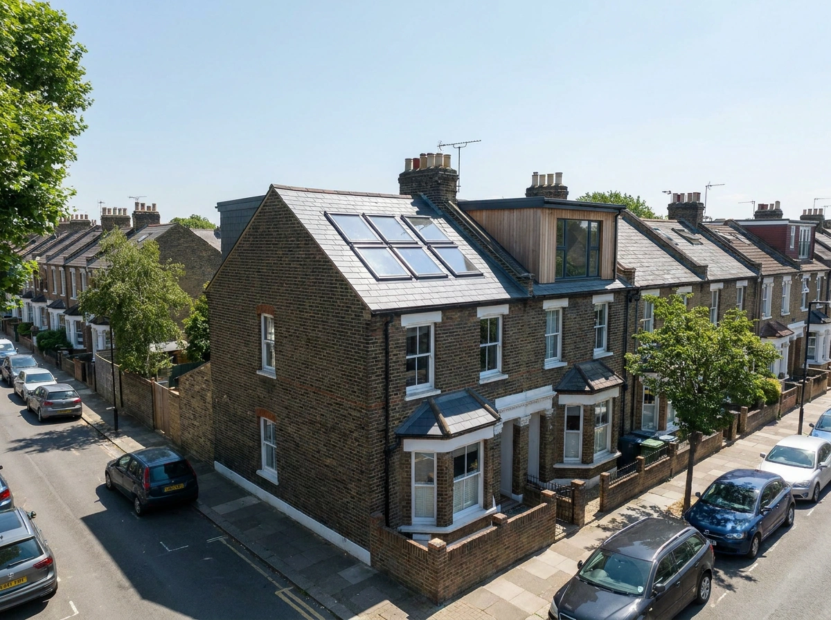 Velux skylight conversions services in London featuring roof window installations and daylight optimization.